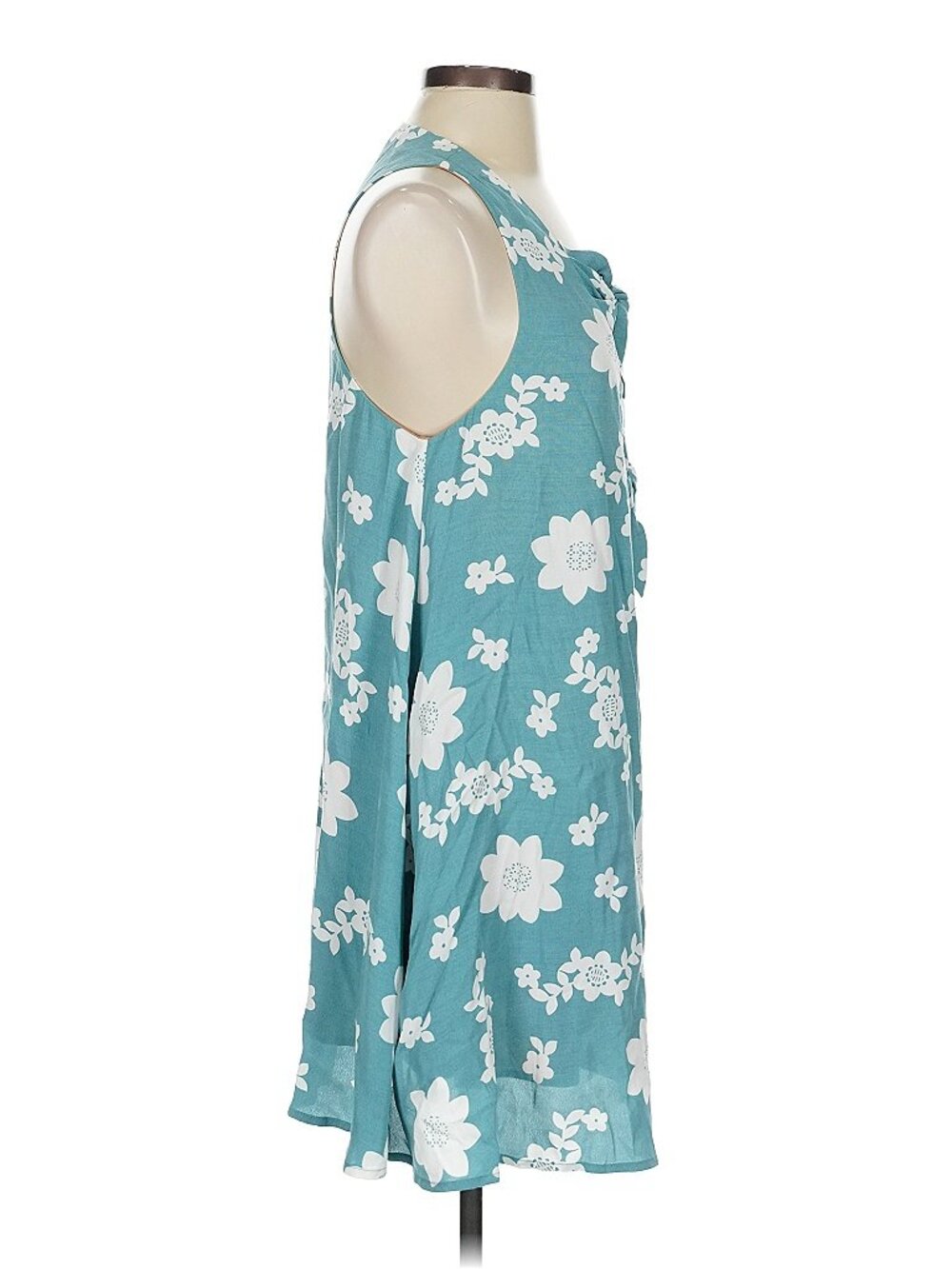 For Love & Lemons Sweet Jane Mini Swing Dress Small Floral Y2K Hawaiian Festival - Picture 4 of 9